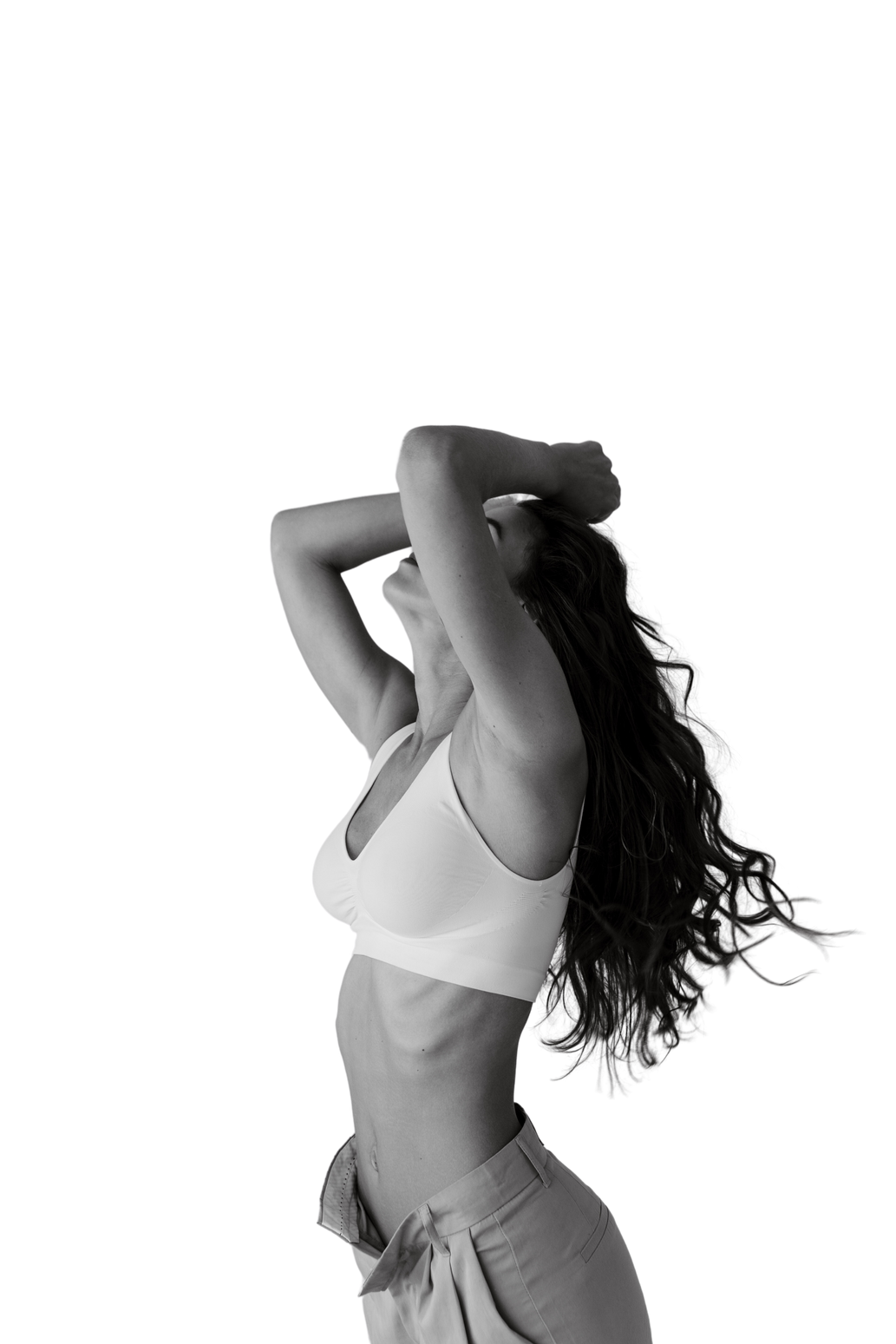 Fashion Female Model in Studio